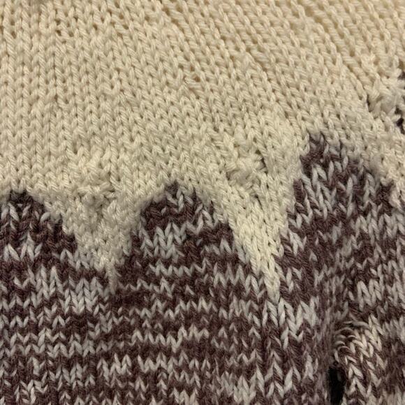 Beautiful handmade knitted ski sweater! Gorgeous detail and nice and cozy! Sz S - Picture 3 of 6